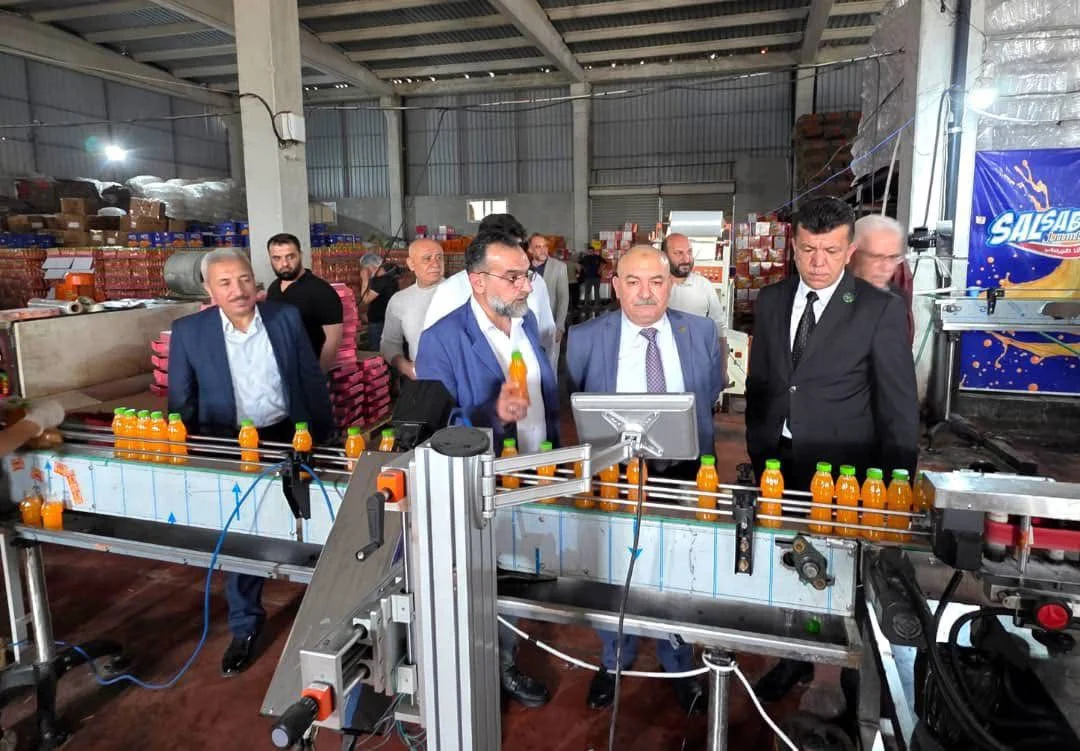 رئيس غرفة صناعة حلب الأستاذ عماد طه القاسم يزور شركة أورانجو