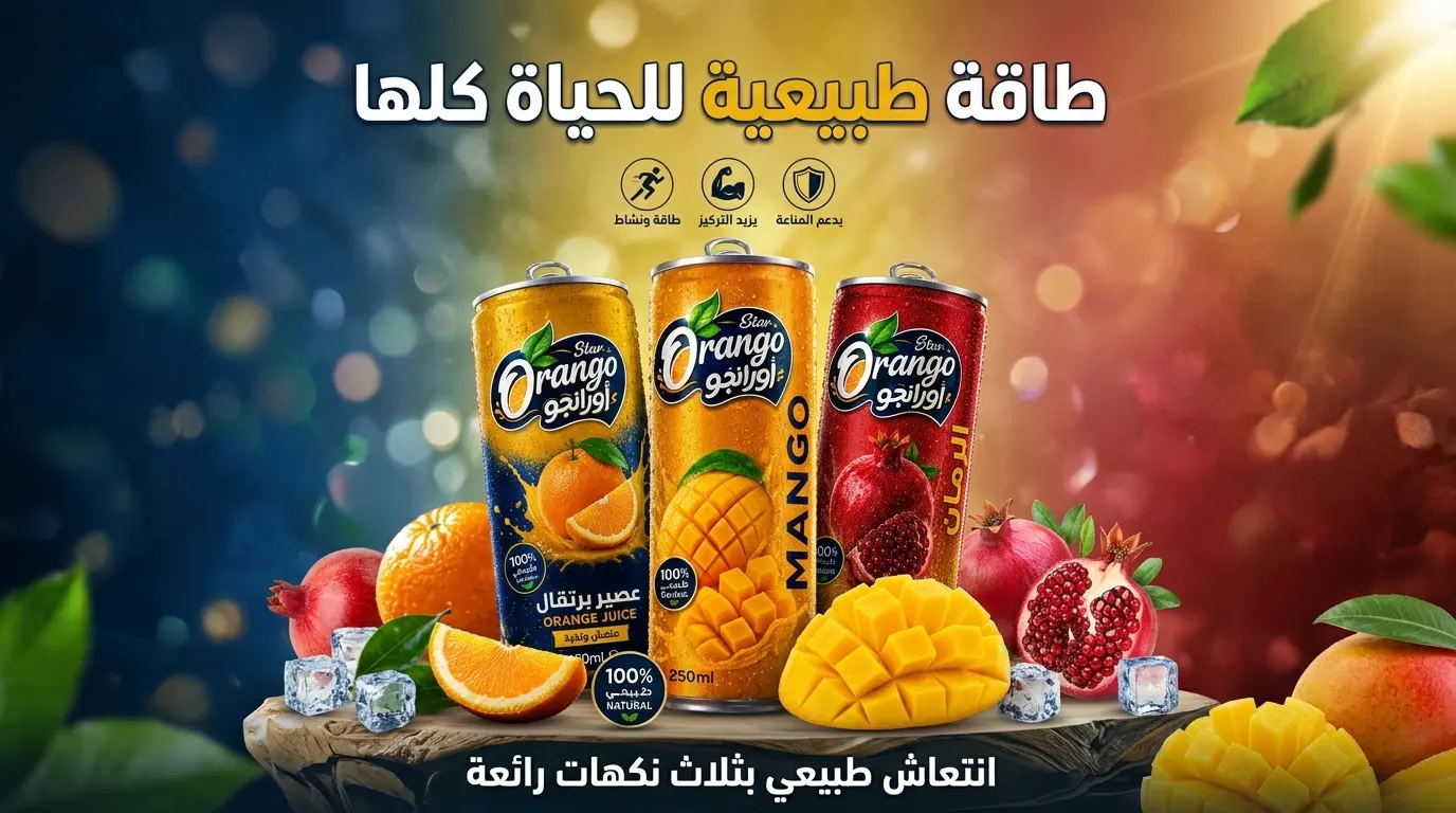عصائر أورانجو تنك 250 مل